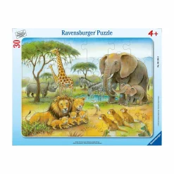 Rahmenpuzzle Afrikas Tierwelt