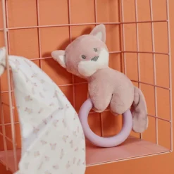 Rassel Fuchs mit Silikonring