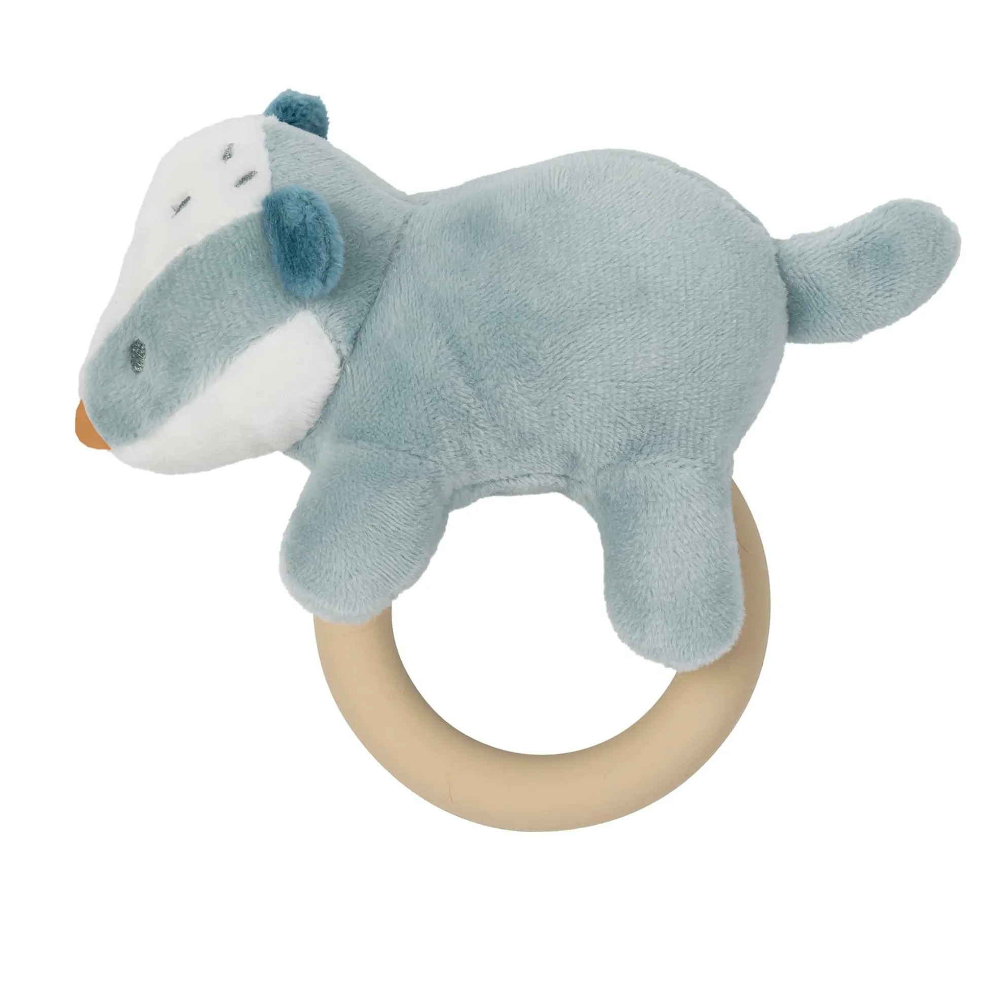 Rassel mit Beißring Dachs Felix