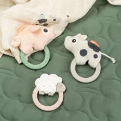 Rassel mit Beißring Pigee