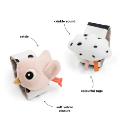 Rasselarmbänder Happy Clouds