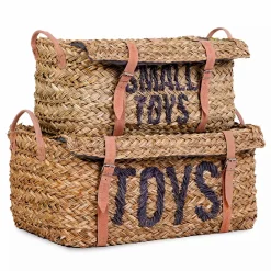 Rattan Aufbewahrungsbox 2er Set