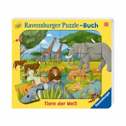 Ravensburger Puzzle-Buch: Tiere der Welt