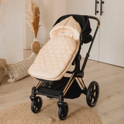 Recy XL Fleece Fußsack Sand/Cream