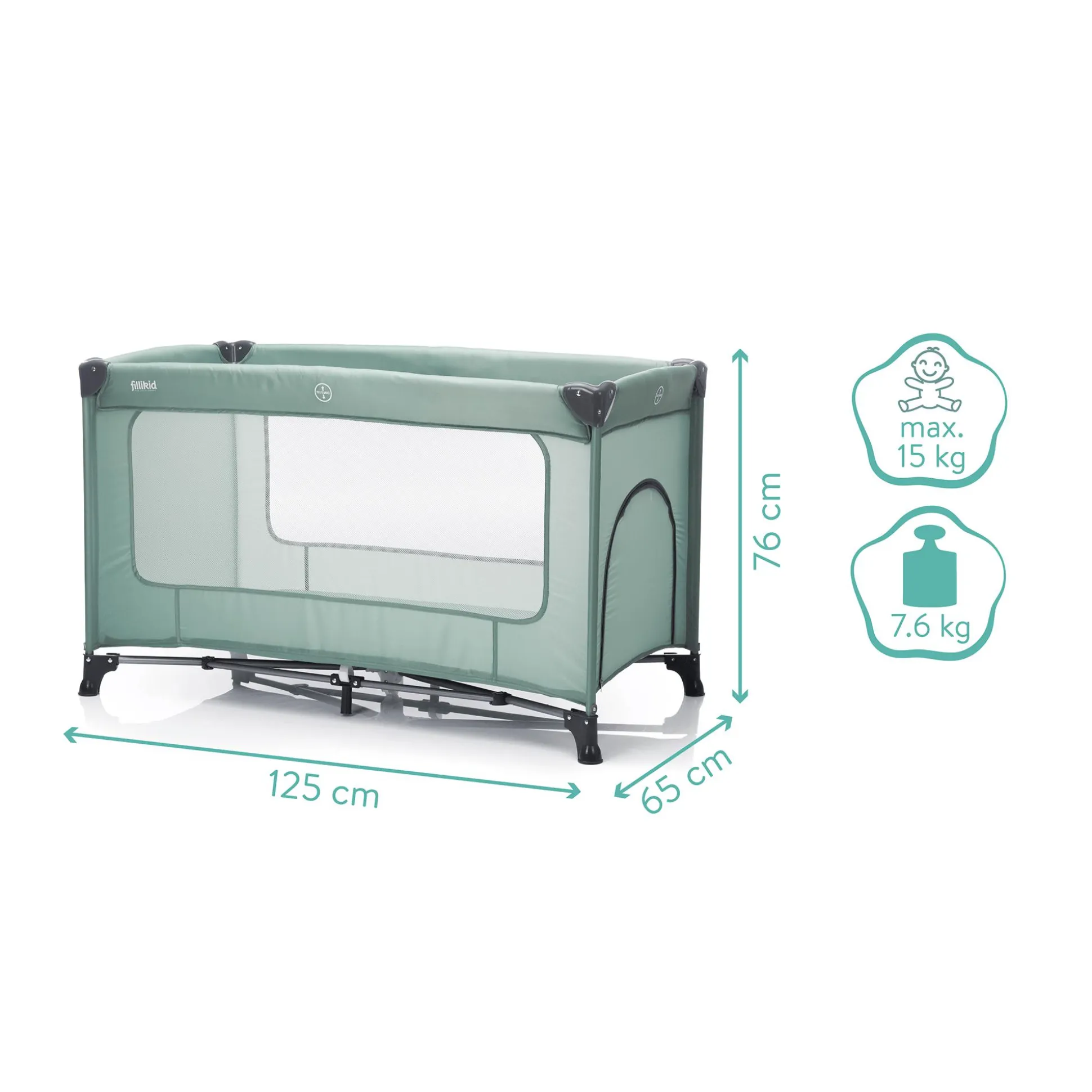 Reisebett Nizza mit Schlupf