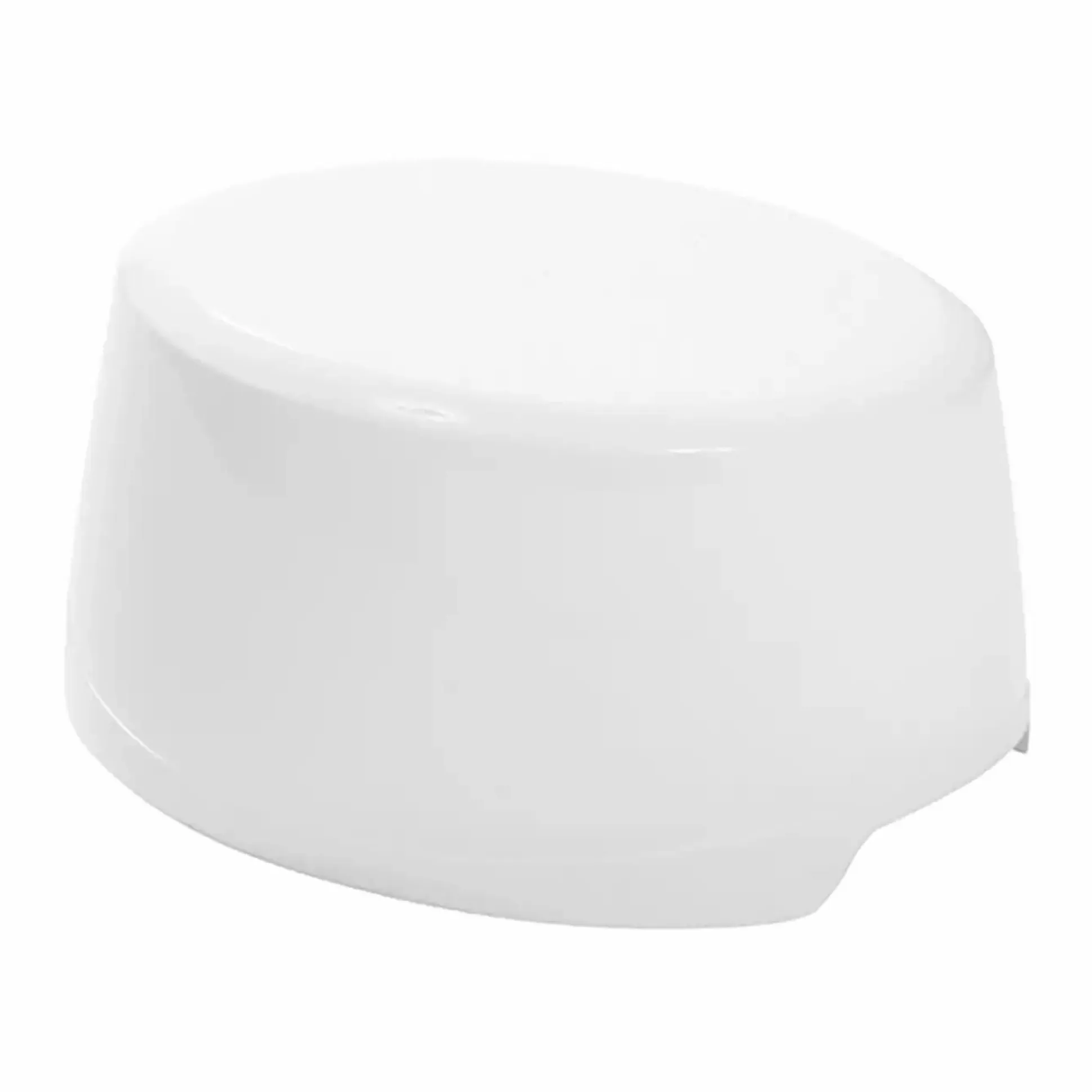 Schemel Uni Weiß Oval