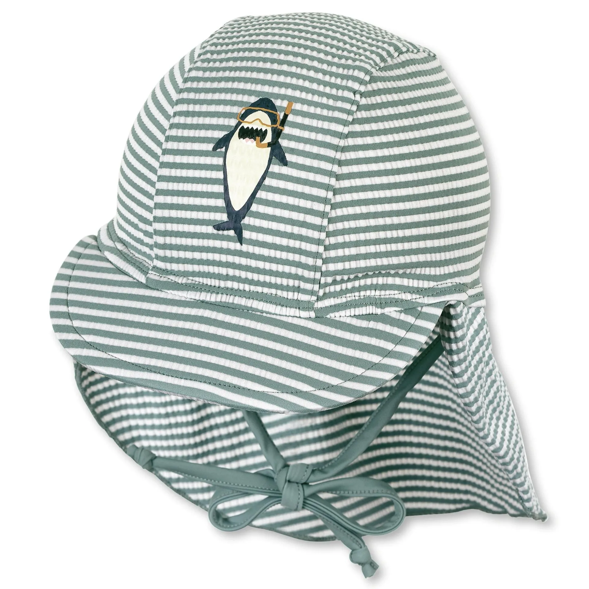 Schirmmütze mit Nackenschutz Hai