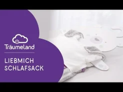 Schlafsack-Set LIEBMICH Pünktchen grau 50/56