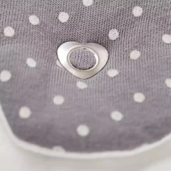 Schlafsack-Set LIEBMICH Pünktchen grau 50/56
