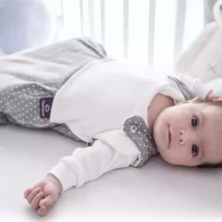 Schlafsack-Set LIEBMICH Pünktchen grau 56/62