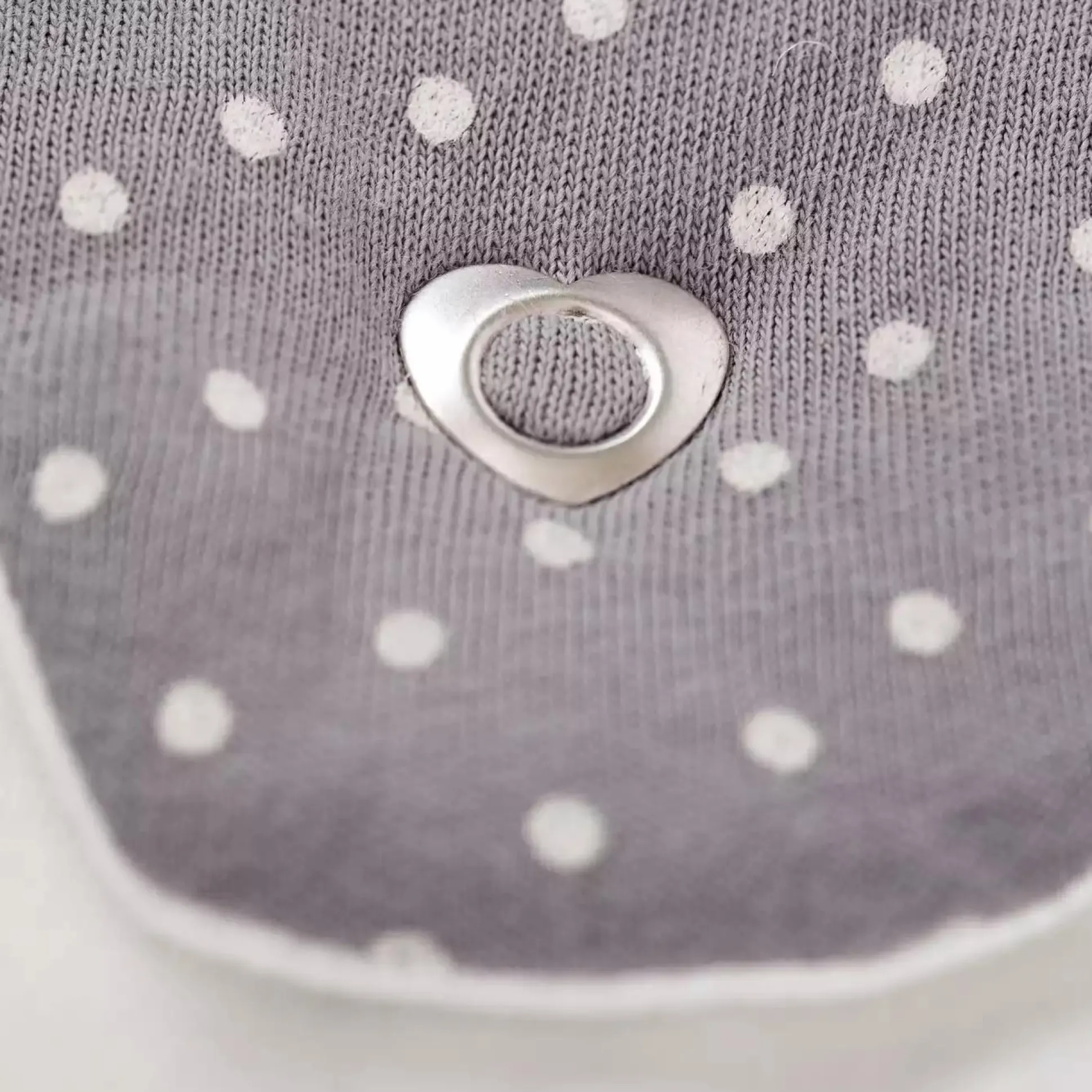 Schlafsack-Set LIEBMICH Pünktchen grau 56/62