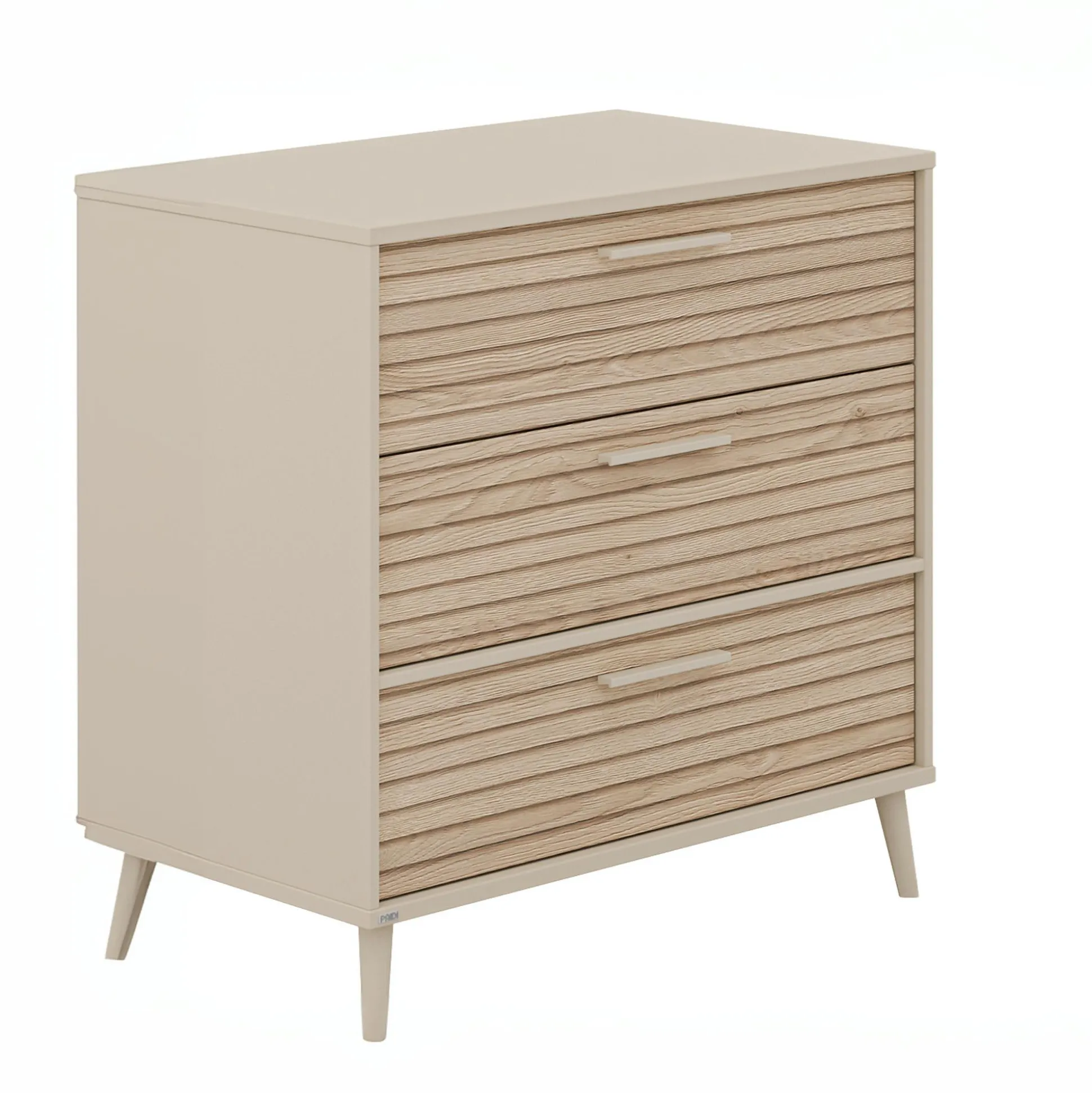 schmale Wickelkommode Groovy Oak