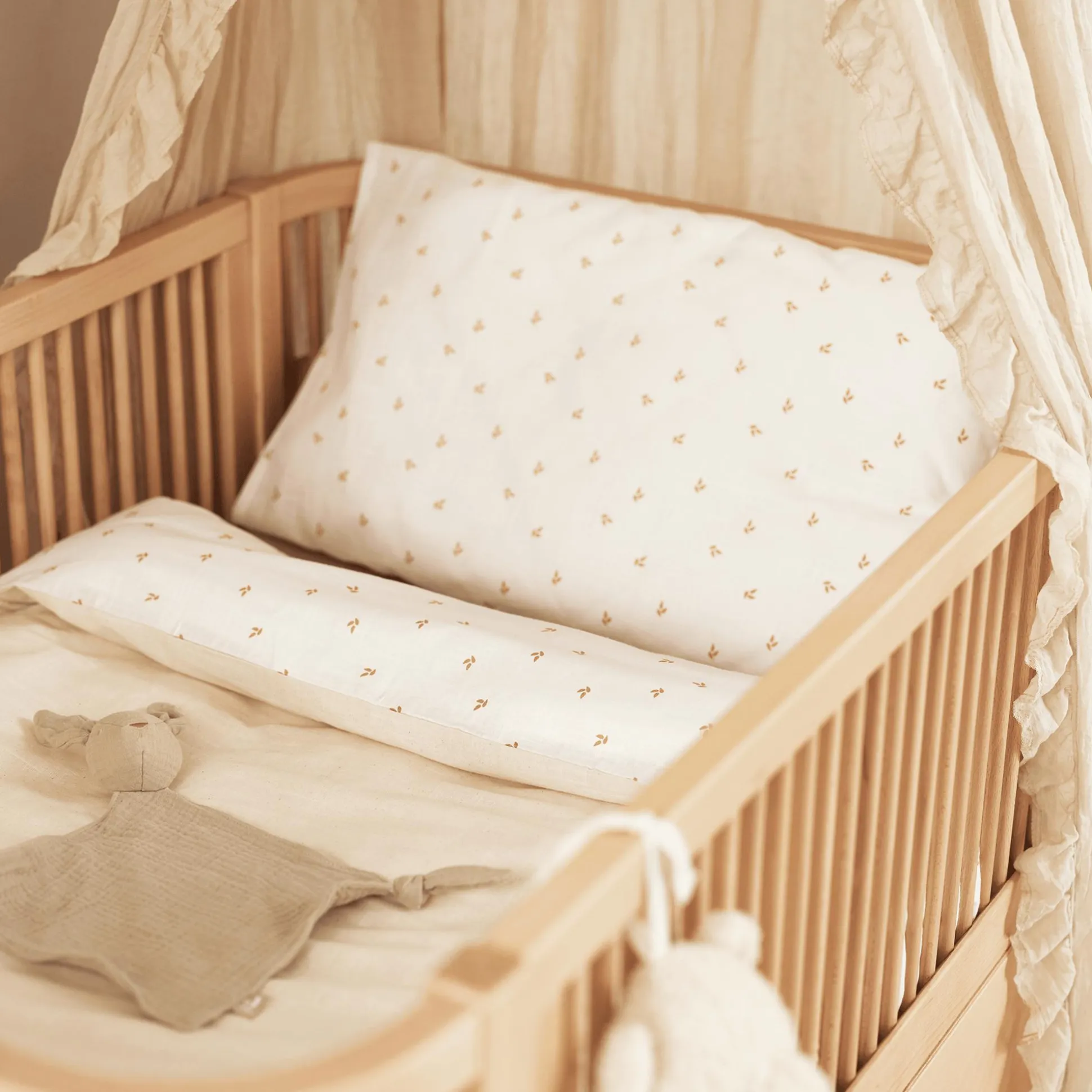 Schmusetuch Bunny Ears Olive Green