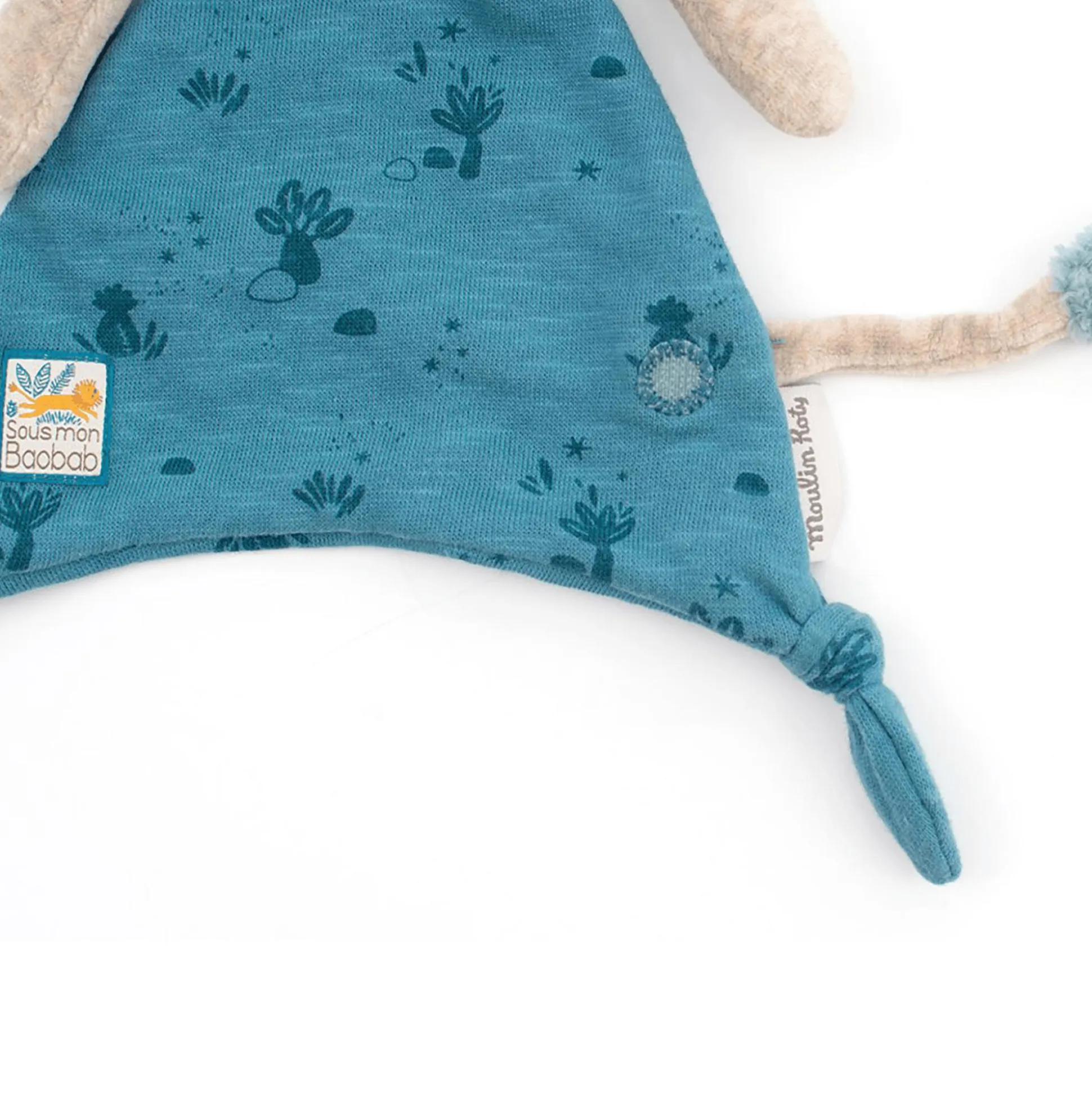 Schmusetuch Elefant mit Schnullerhalter