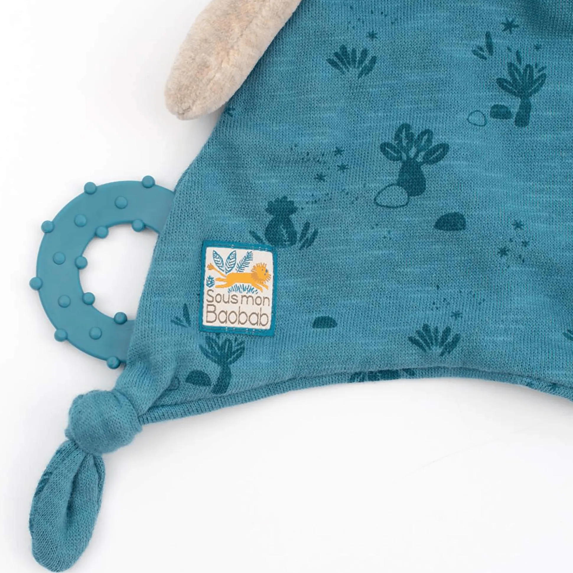 Schmusetuch Elefant mit Schnullerhalter