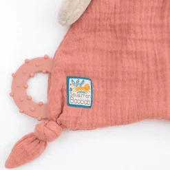 Schmusetuch Giraffe mit Schnullerhalter