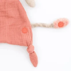 Schmusetuch Giraffe mit Schnullerhalter