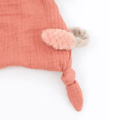 Schmusetuch Giraffe mit Schnullerhalter