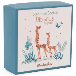 Schmusetuch Giraffe mit Schnullerhalter