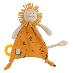 Schmusetuch Löwe mit Schnullerhalter