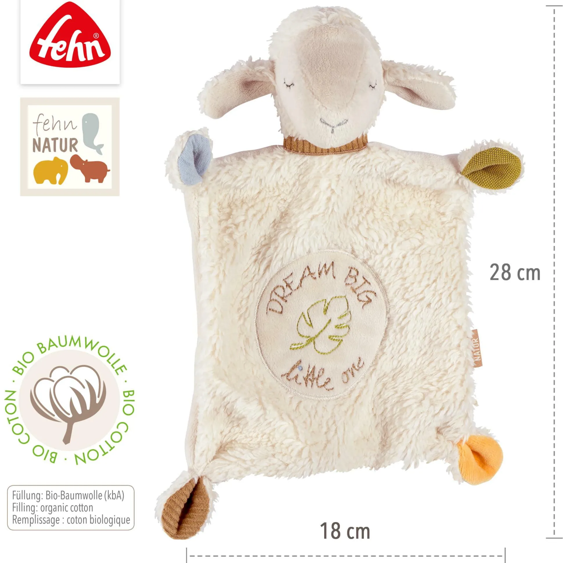 Schmusetuch Schaf Dream Big