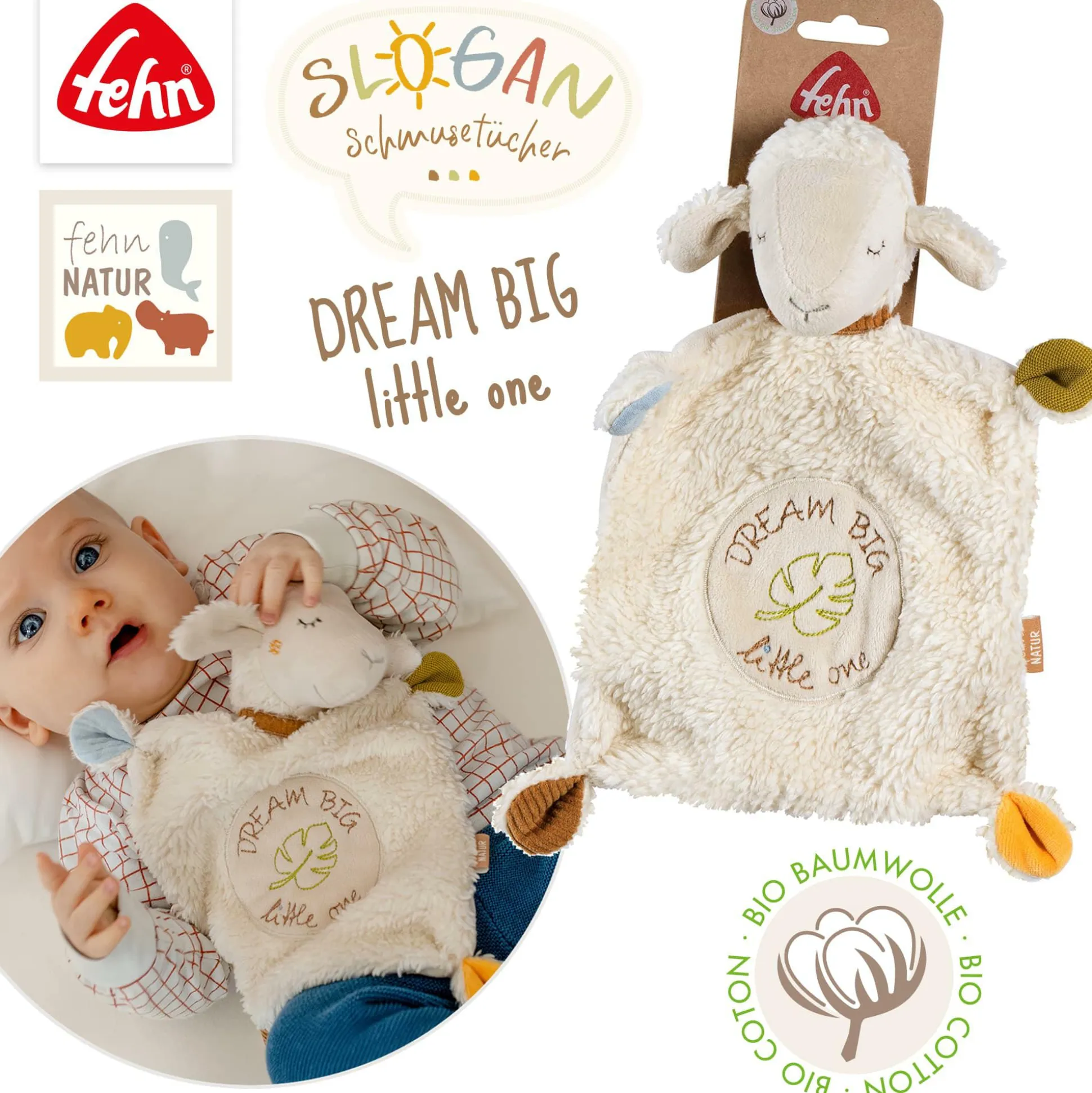 Schmusetuch Schaf Dream Big