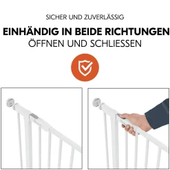 Schutzgitter-Set Open N Stop 2 mit 21 cm Verlängerung White