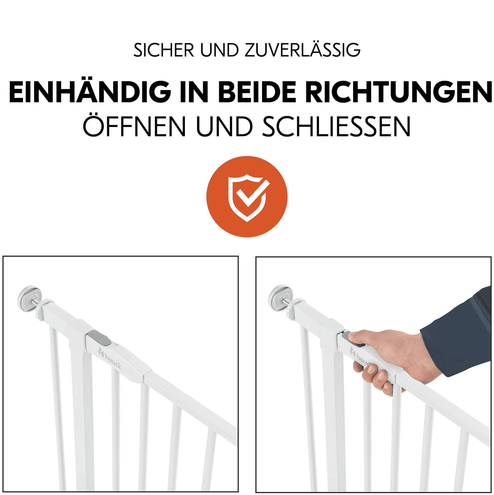 Schutzgitter-Set Open N Stop 2 mit 21 cm Verlängerung White