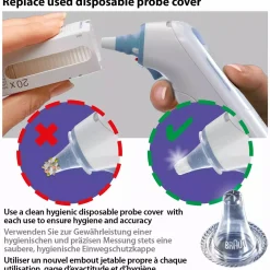 Schutzkappen für Braun ThermoScan® Ohr-Thermometer