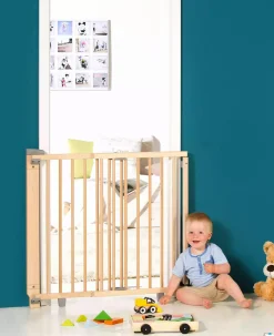 Schwenk-Türschutzgitter Plus 78,5 - 121 cm