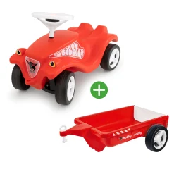 Set Bobby Car mit Bobby Caddy Anhänger