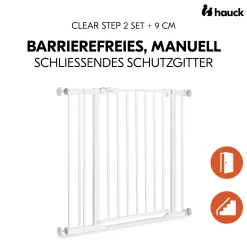 Set Clear Step 2 mit 9 cm Verlängerung White