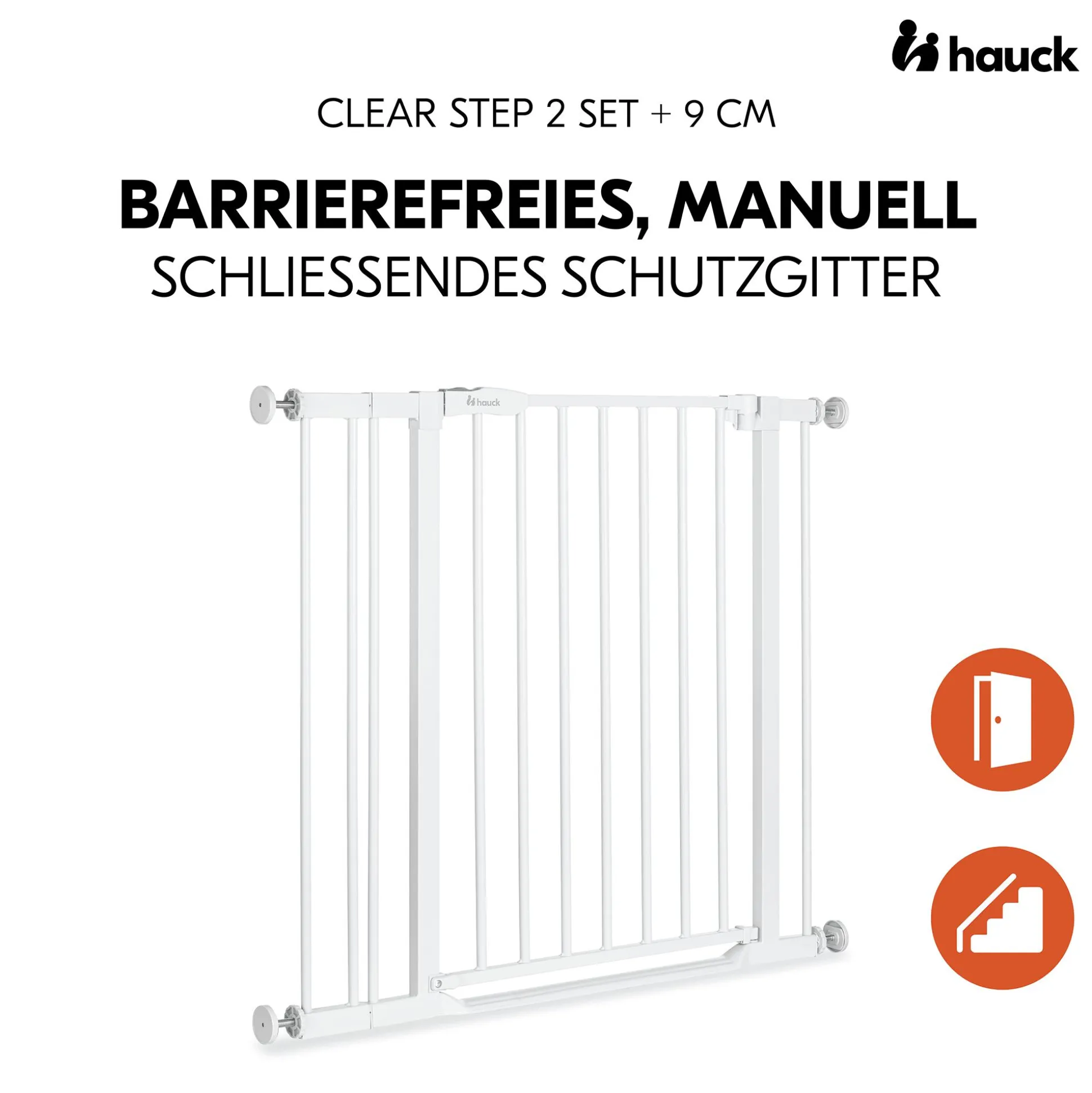 Set Clear Step 2 mit 9 cm Verlängerung White