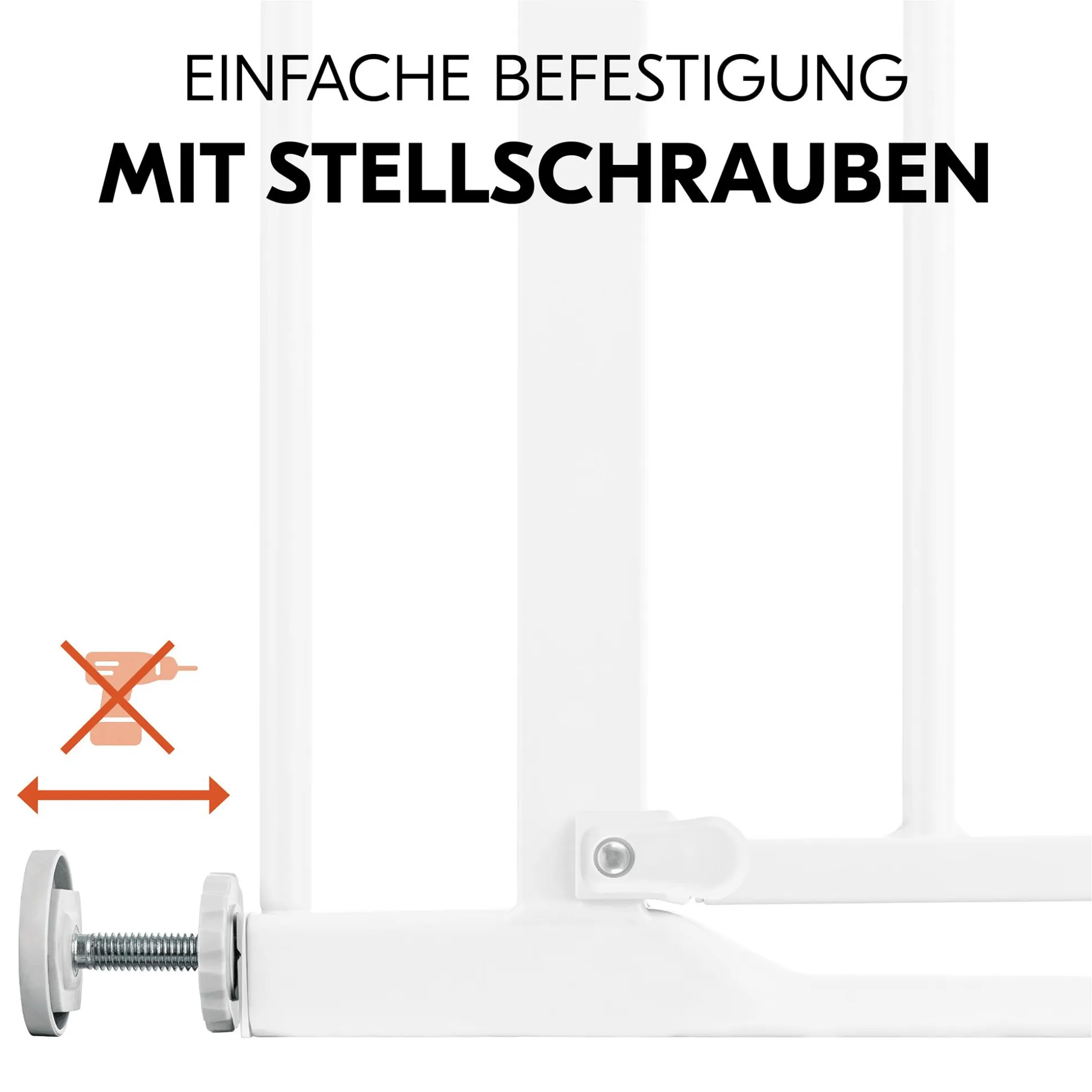 Set Clear Step 2 mit 9 cm Verlängerung White