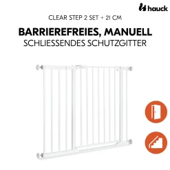 Set Clear Step 2 mit 21 cm Verlängerung White