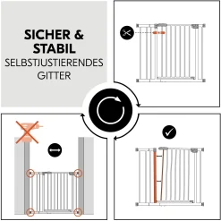 Set Clear Step Autoclose 2 mit 9 cm Verlängerung White