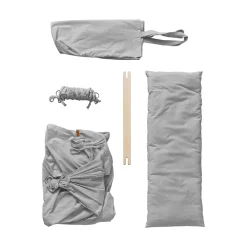 Set Federwiege Basic Grey mit Ständer und Motor