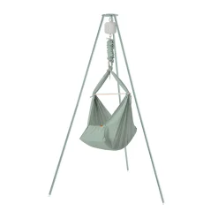 Set Federwiege Basic mit Ständer Basic & Motor Sage Green