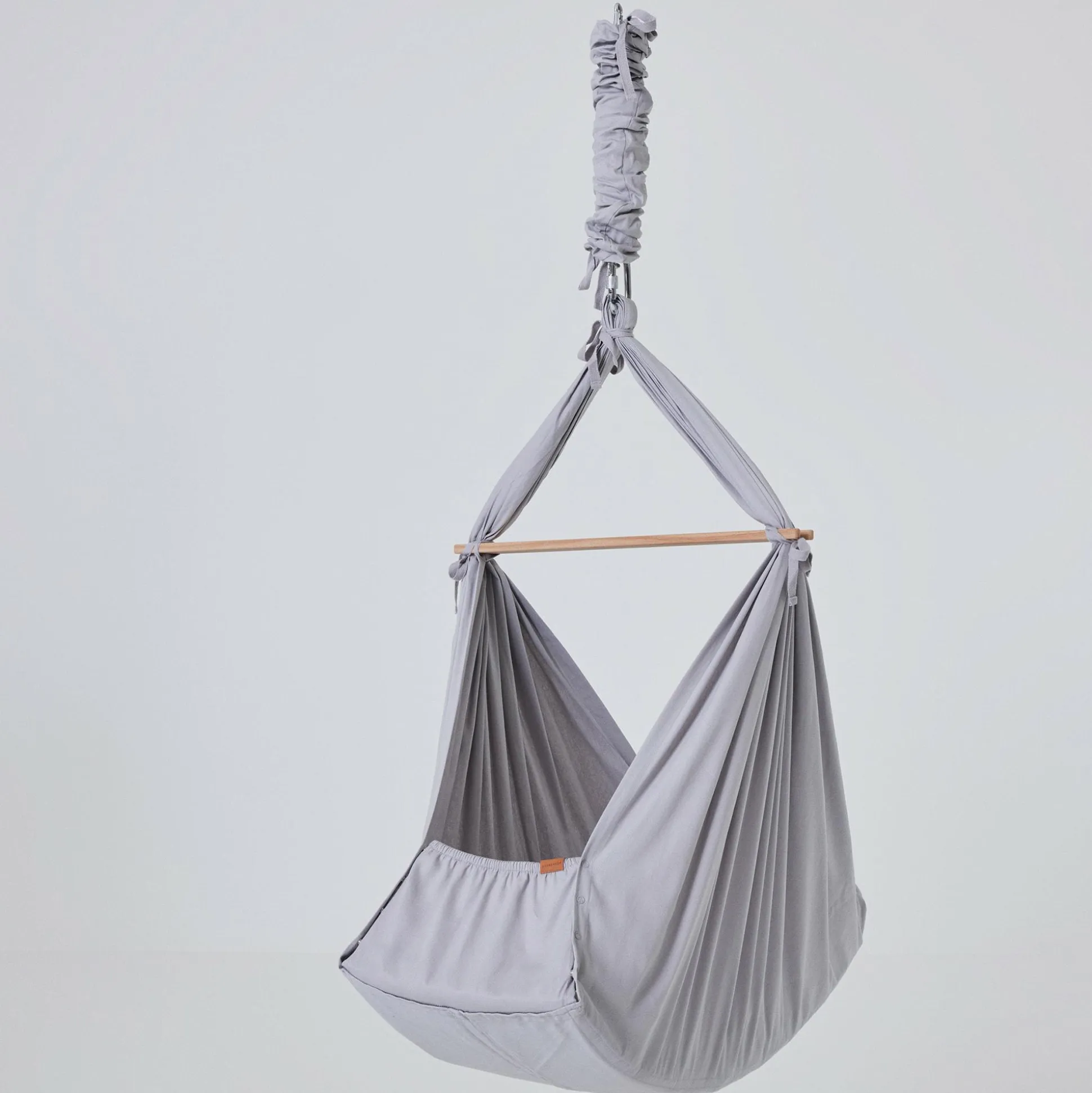 Set Federwiege Premium mit Ständer und Motor Grau