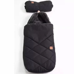 Set Fußsack und Handmuff Black