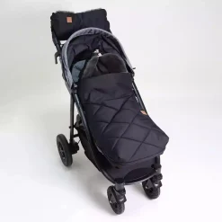 Set Fußsack und Handmuff Black