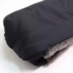 Set Fußsack und Handmuff Black