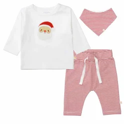 Set Langarmshirt, Hose und Tuch Christmas