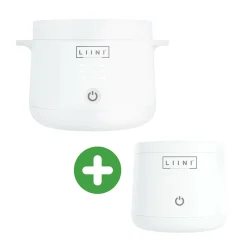 Set LIINI Flaschenwärmer 3.0 und Breiwärmer Weiss
