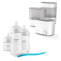Set Sterilisator Premium SC 293/00 mit Flaschen Starter-Set SCD837/12
