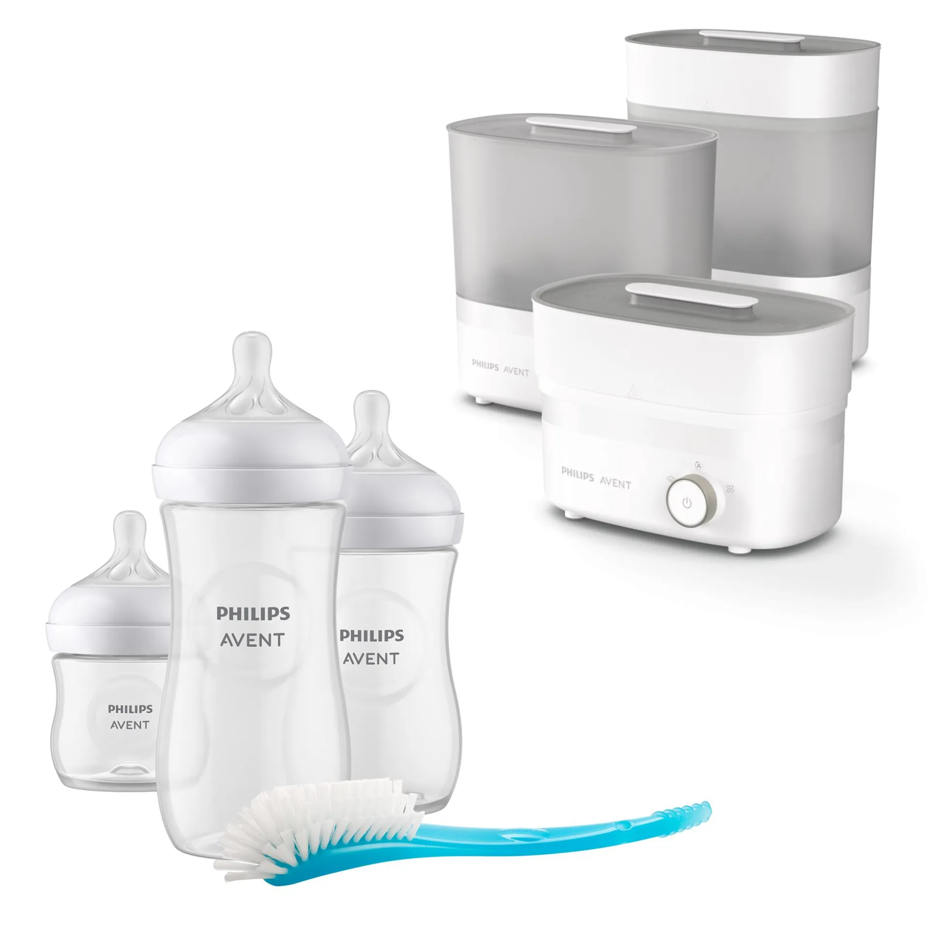 Set Sterilisator Premium SC 293/00 mit Flaschen Starter-Set SCD837/12