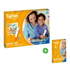 Set tiptoi® Starter-Set: Stift + Buch Meine Welt mit tiptoi® Stift-Hülle