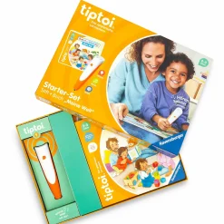 Set tiptoi® Starter-Set: Stift + Buch Meine Welt mit tiptoi® Stift-Hülle