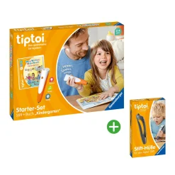 Set tiptoi® Starter-Set: Stift + Buch Kindergarten mit tiptoi® Stift-Hülle