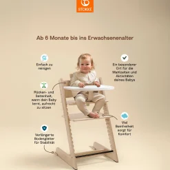Set Tripp Trapp® Natural mit Baby Set und Tablett